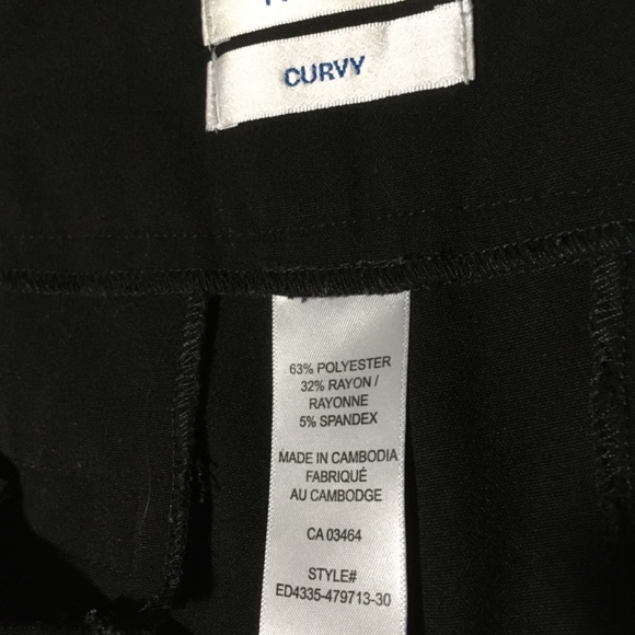 Ricki’s Curvy Black Dress Pants - Picture 5 of 7